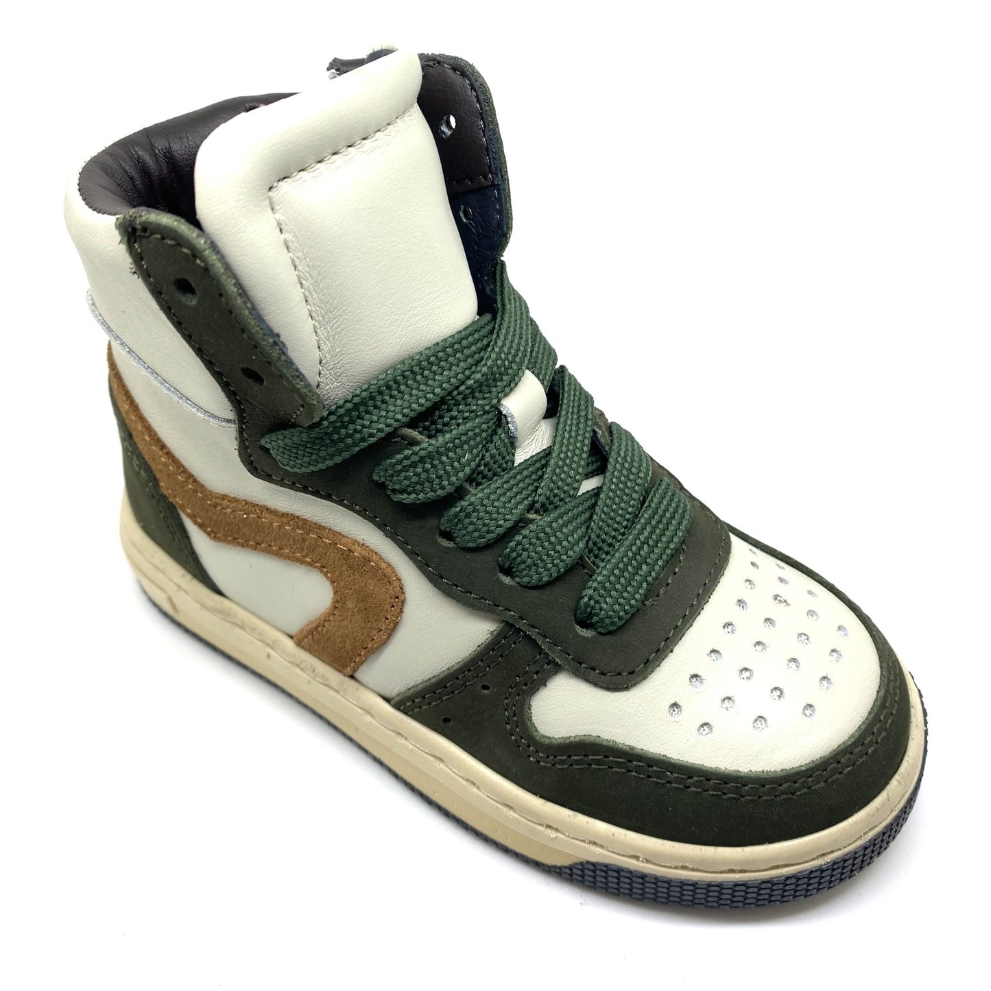 Hip hoge kaki sneaker