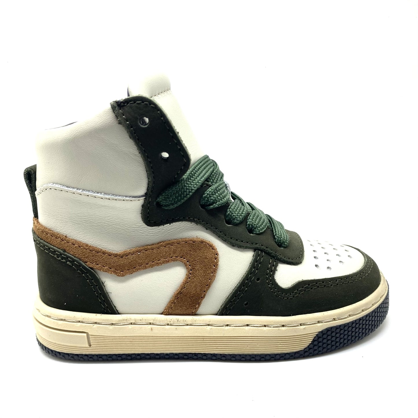 Hip hoge kaki sneaker