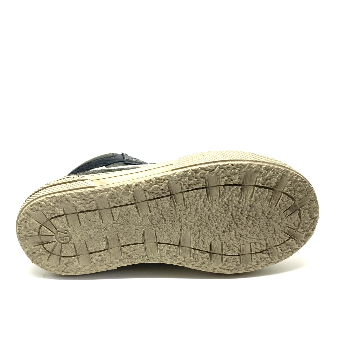 Stones and Bones hoge groene sneaker met zwart