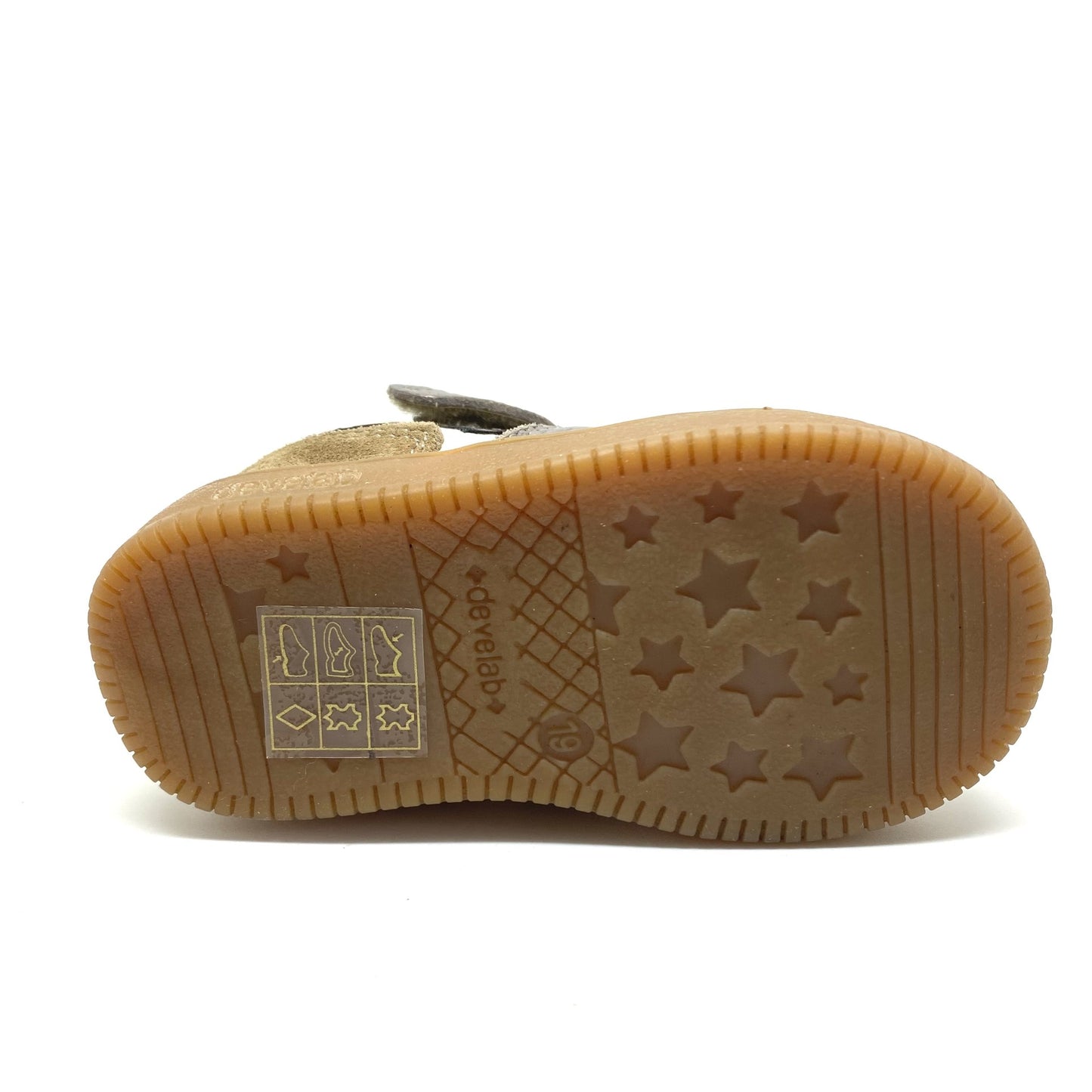 Develab flexibel sneakertje met velcro en rekveters