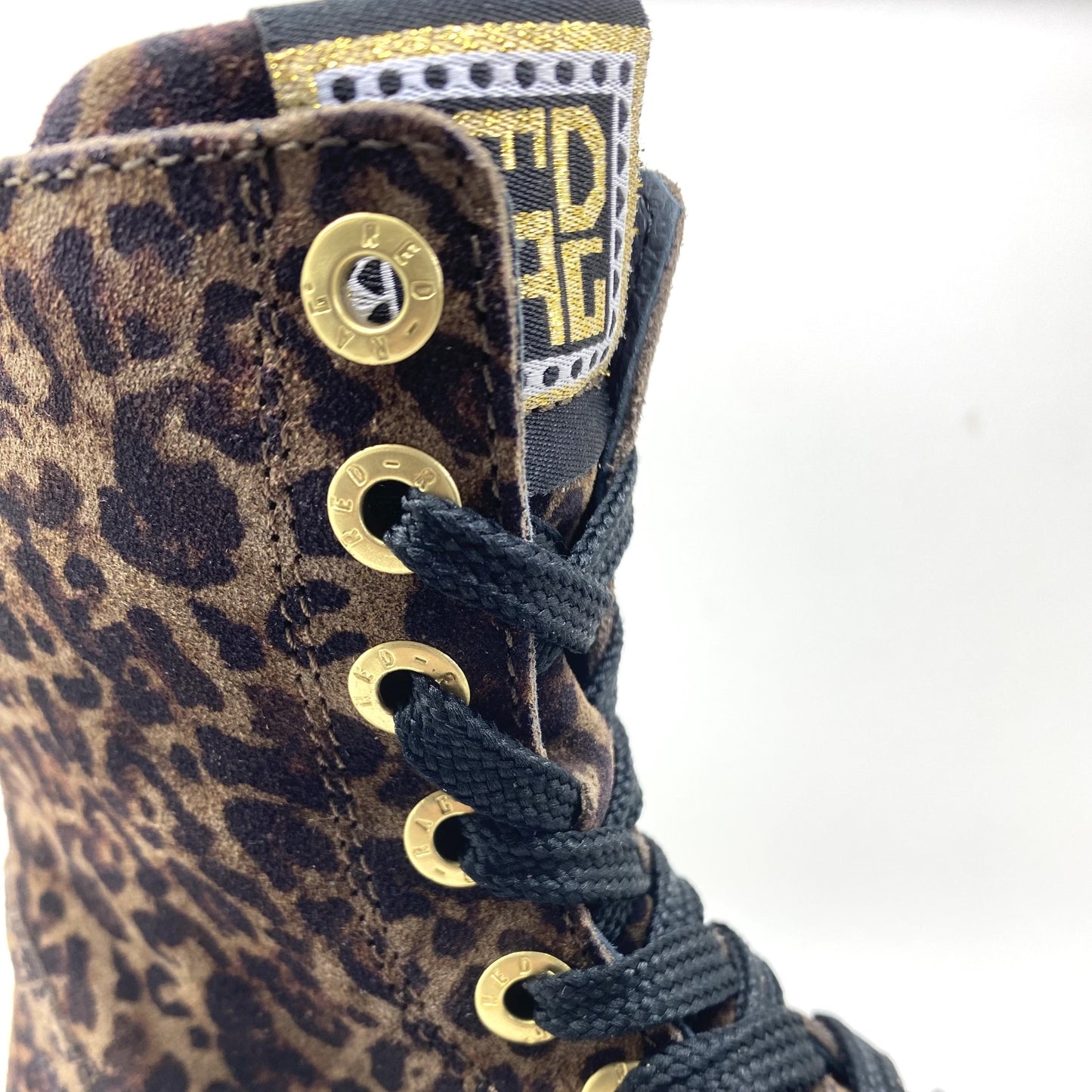 Red Rag leopard veterbottine