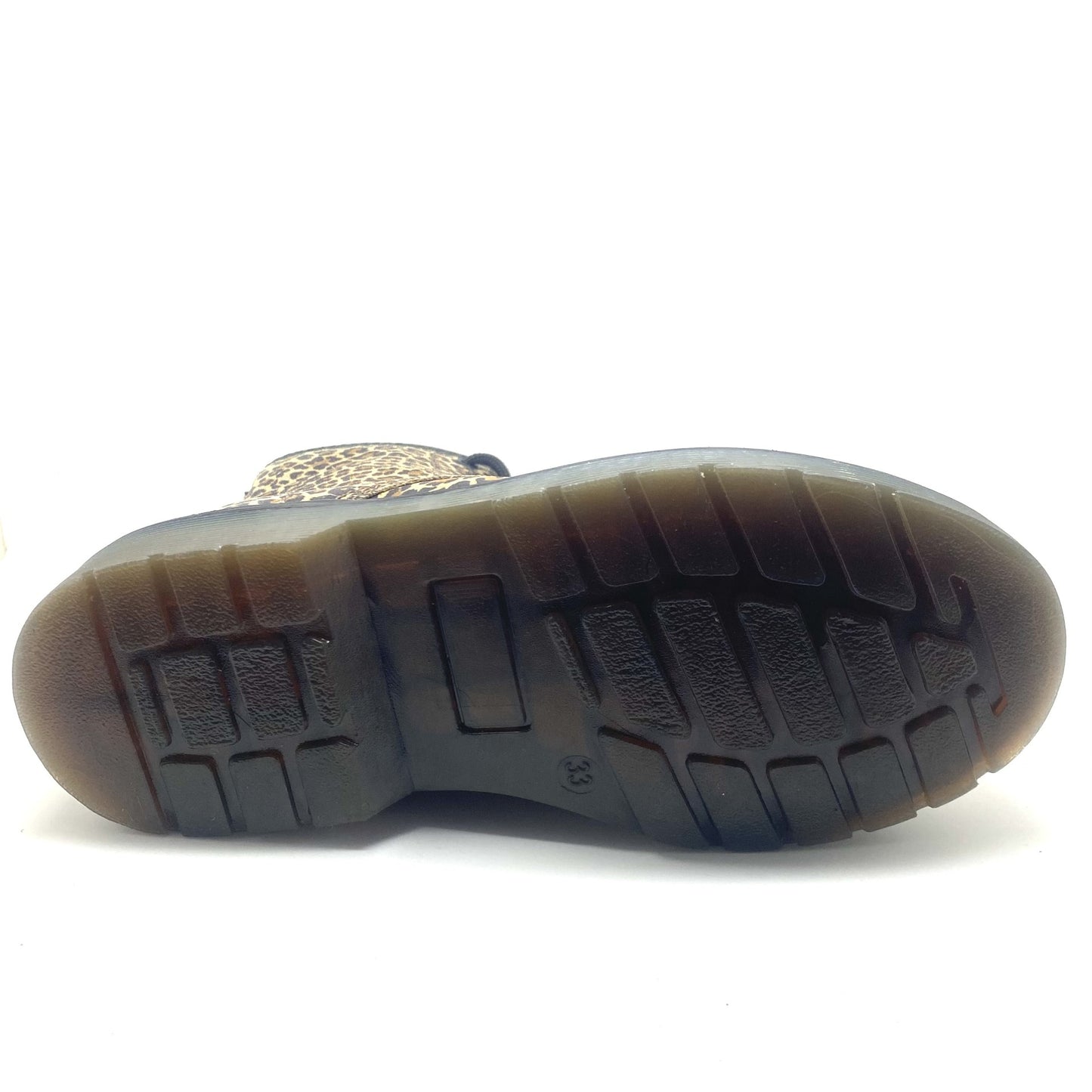 Hip hoge leopard veter bottine
