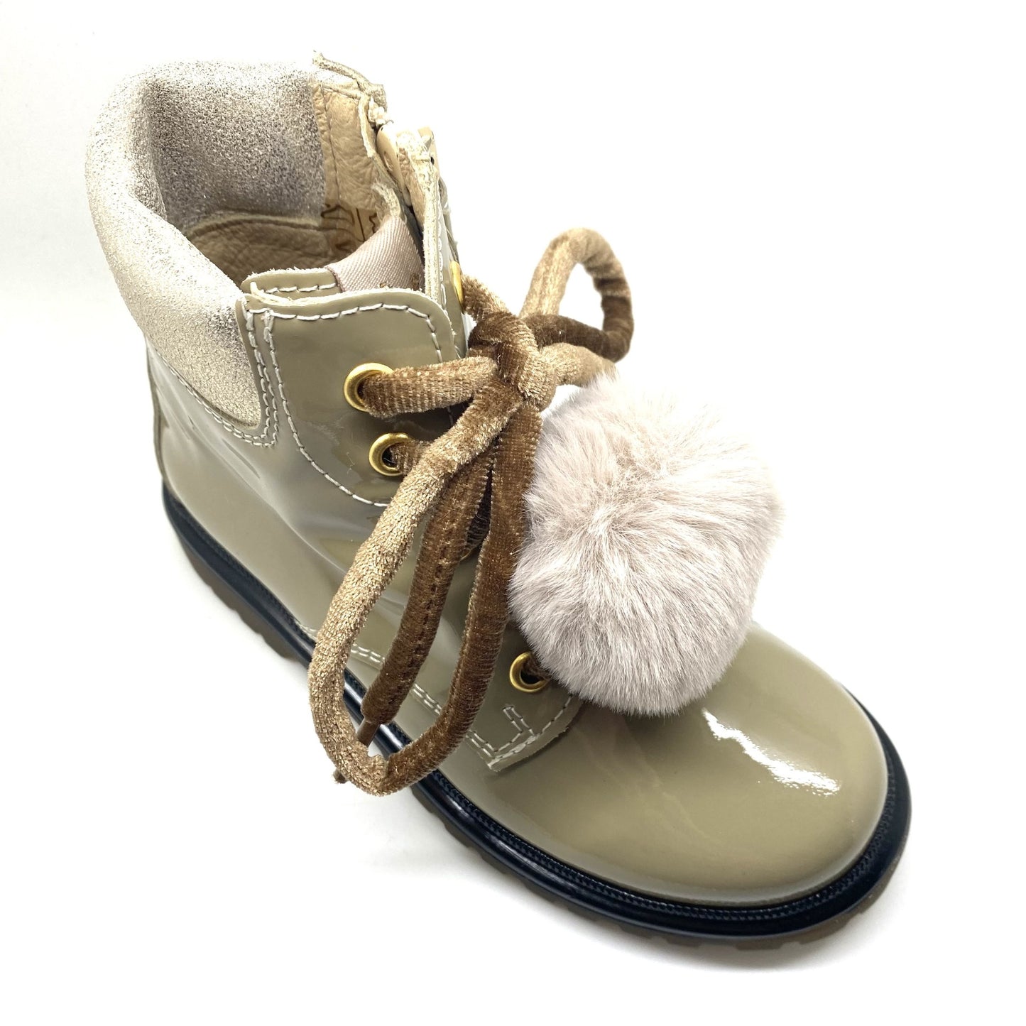 Lunella laars met pompon