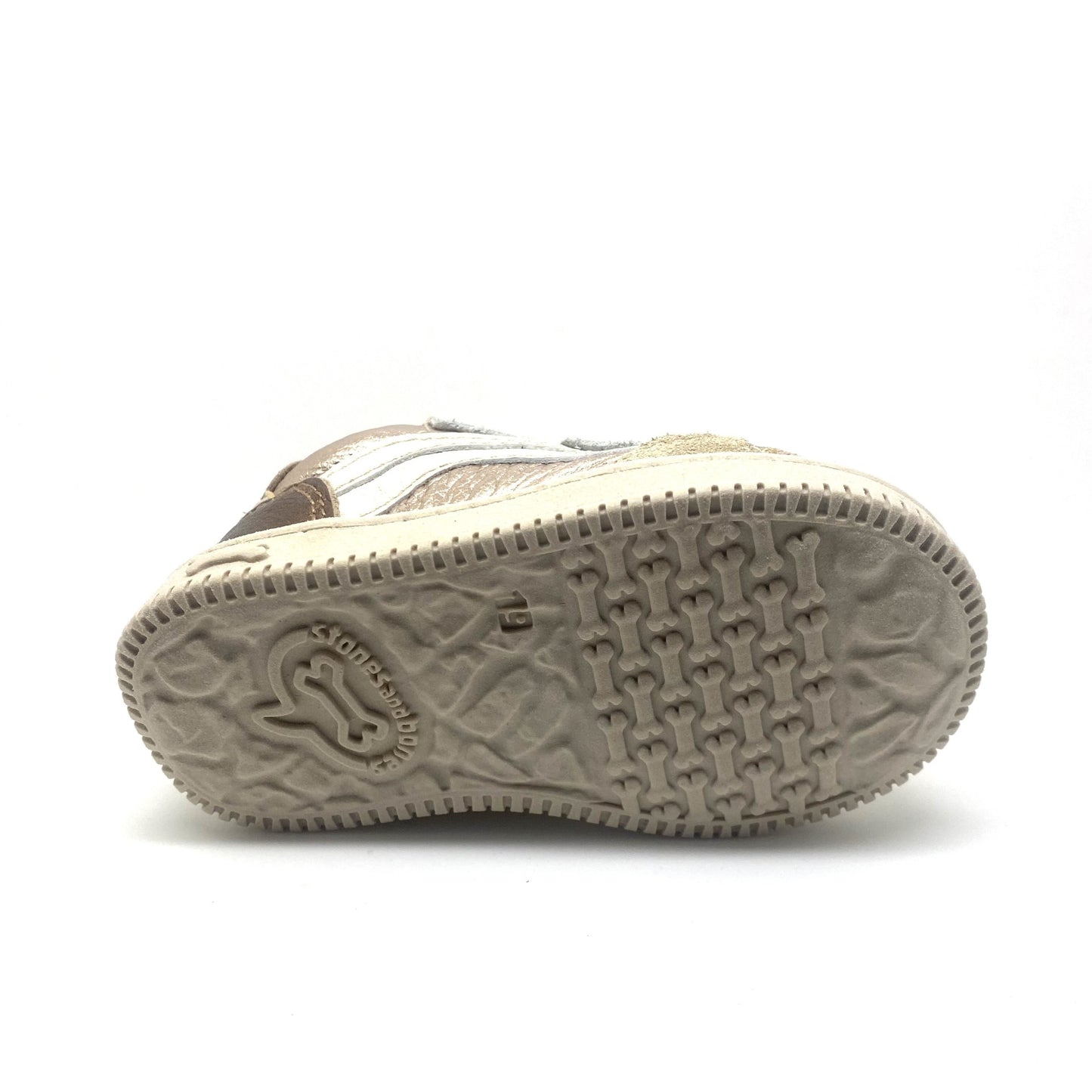 Stones and Bones NEED goud en nude sneaker