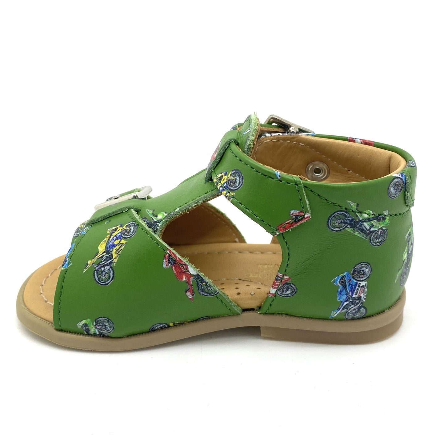 Zecchino D'oro sandaal groen met brommers.
