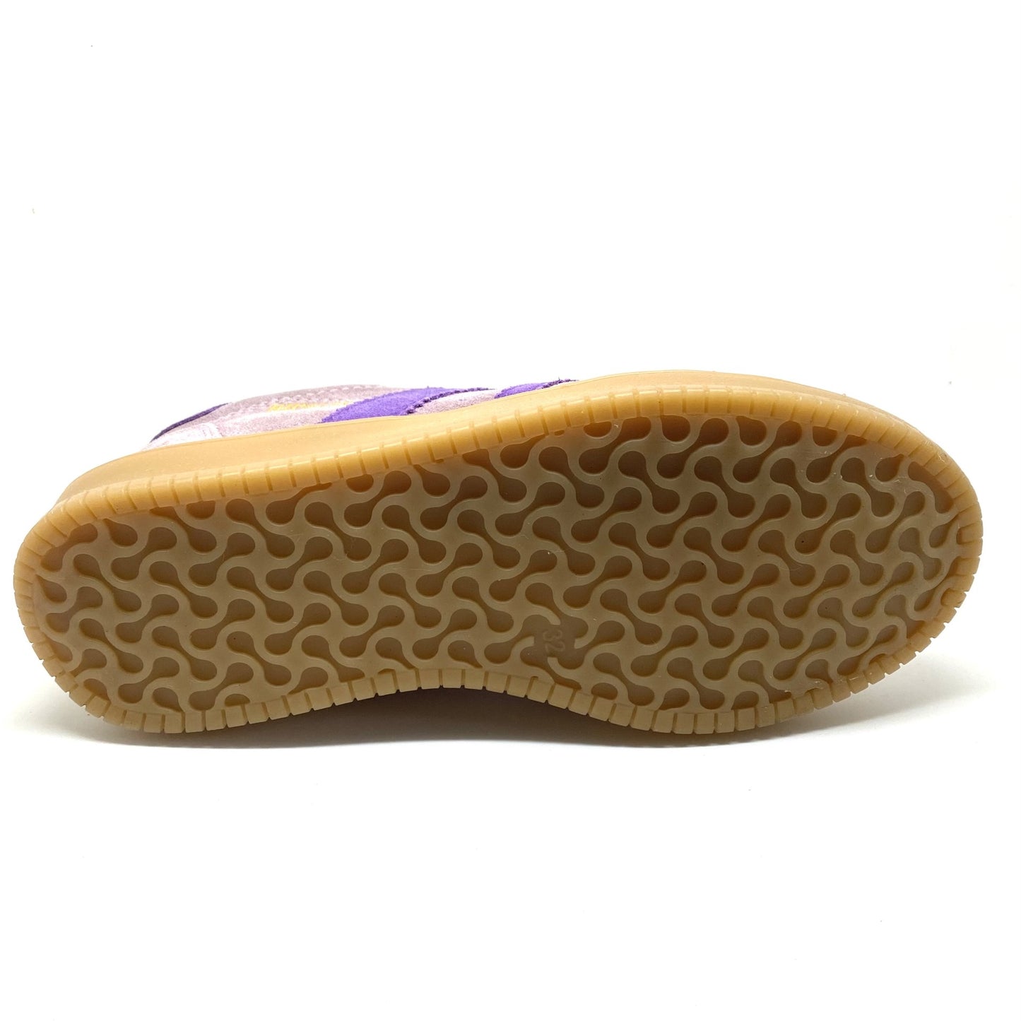 Hip lage sneaker paars