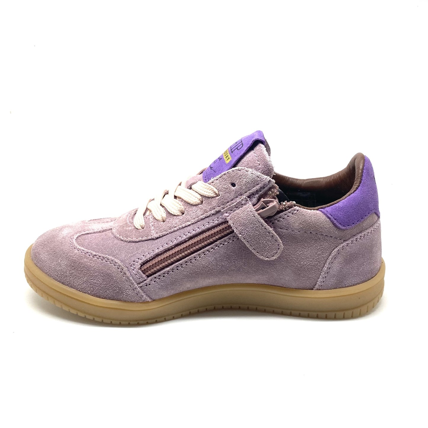 Hip lage sneaker paars