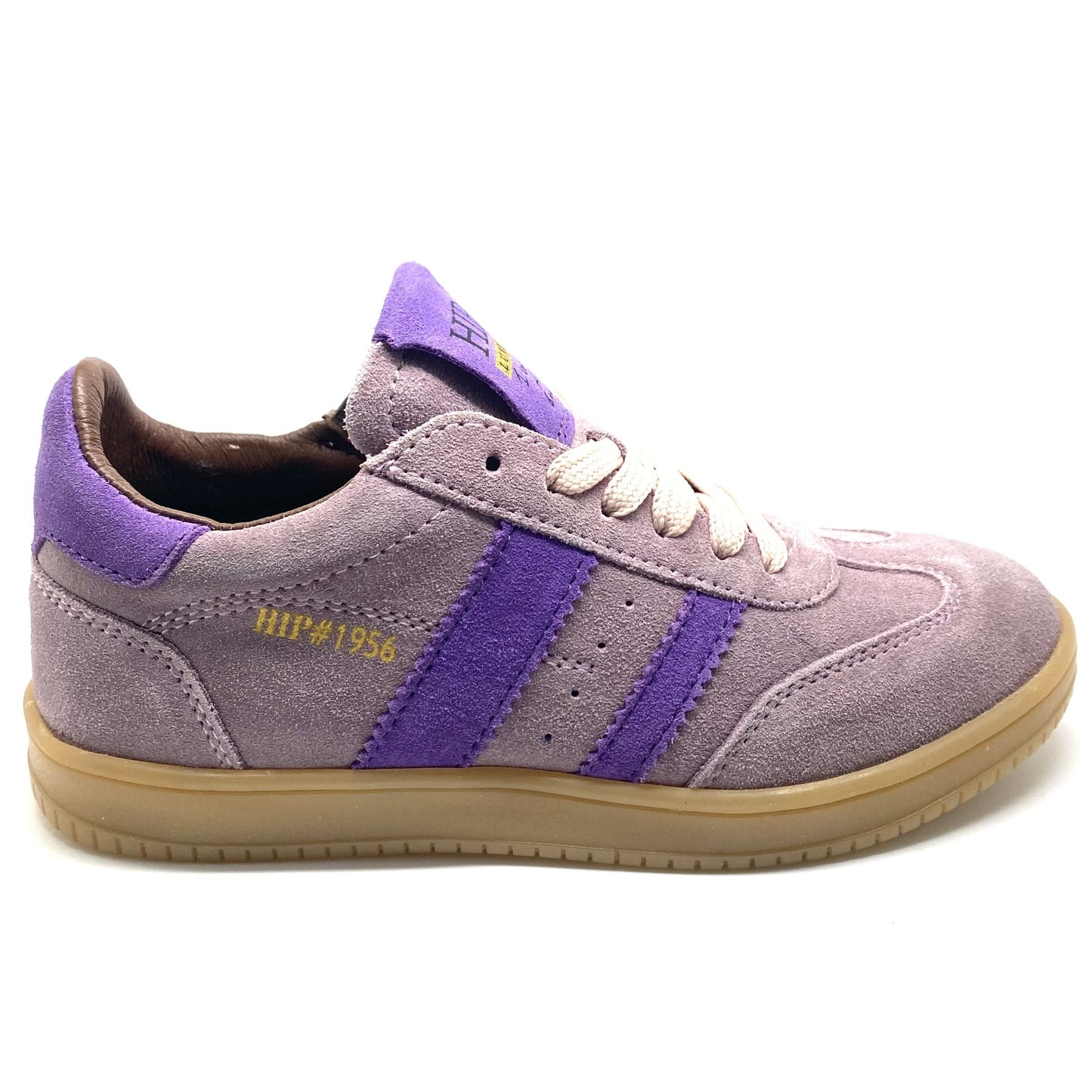 Hip lage sneaker paars