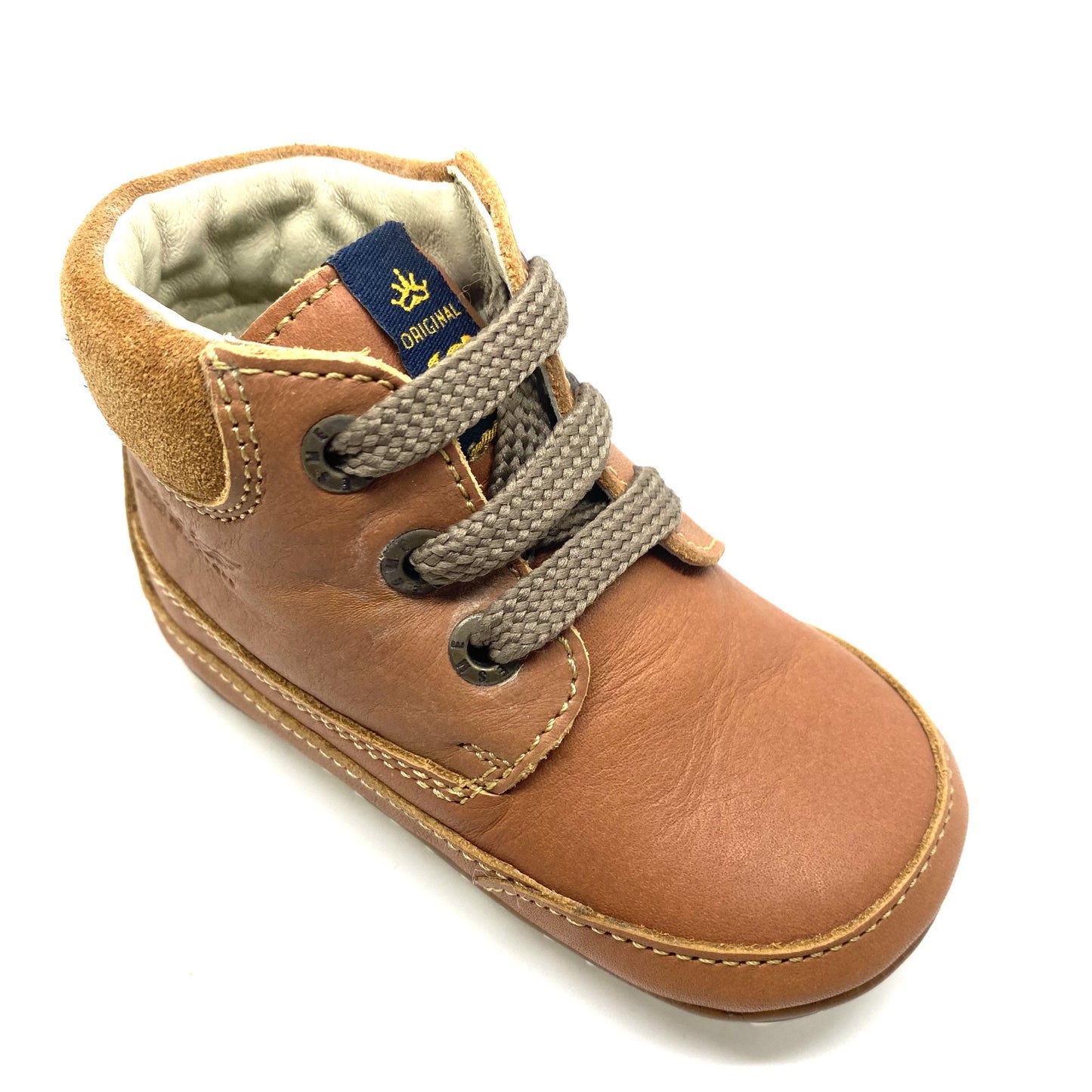 Shoesme parkschoen in cognac kleur