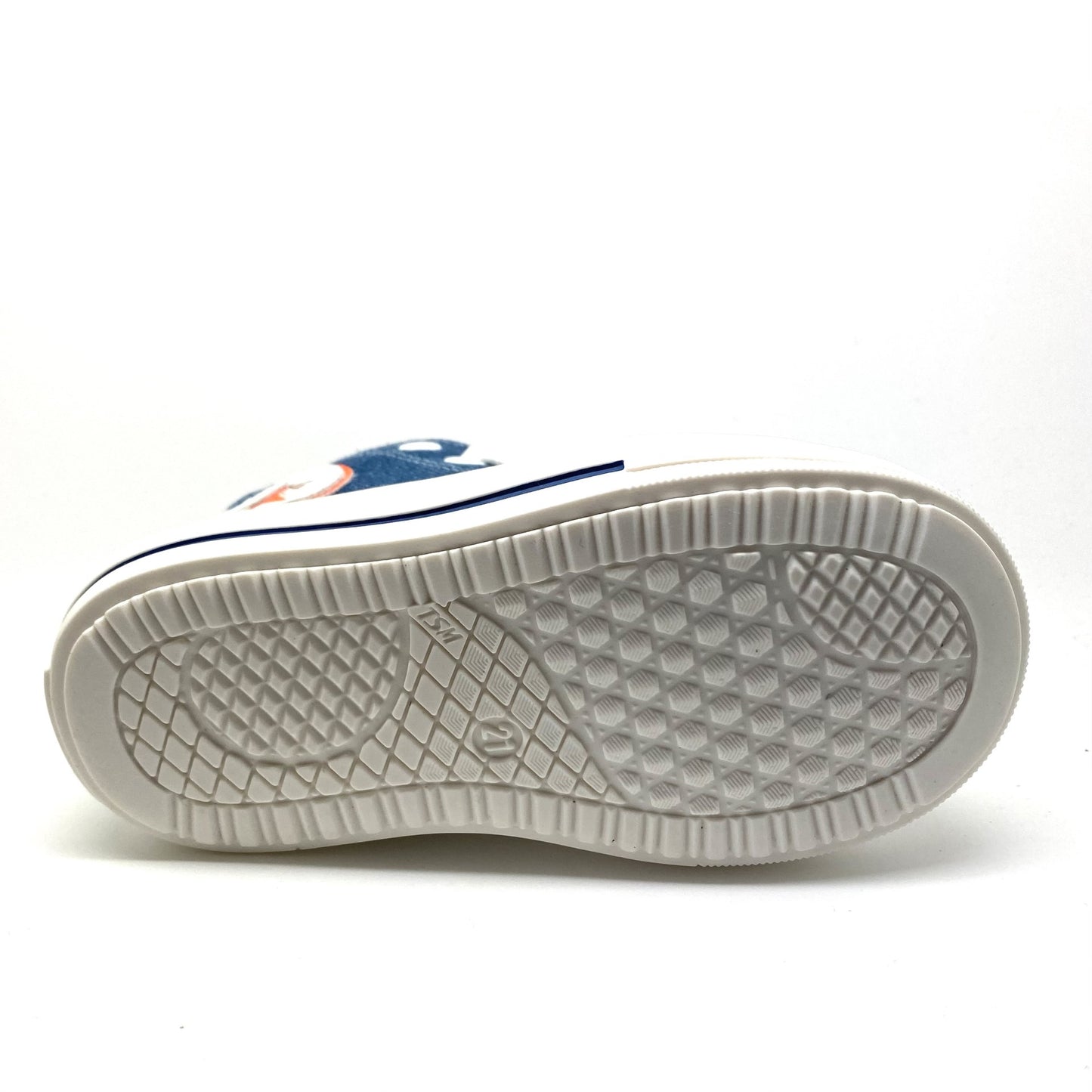 Pinocchio hoge blauwe stoere sneaker.