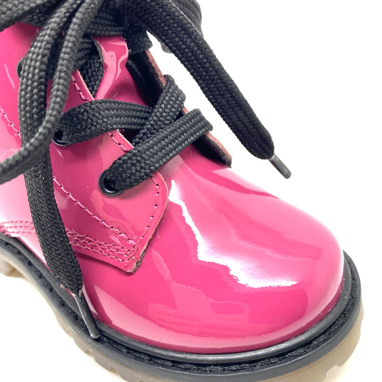 Pinocchio veter bottine in roze lak