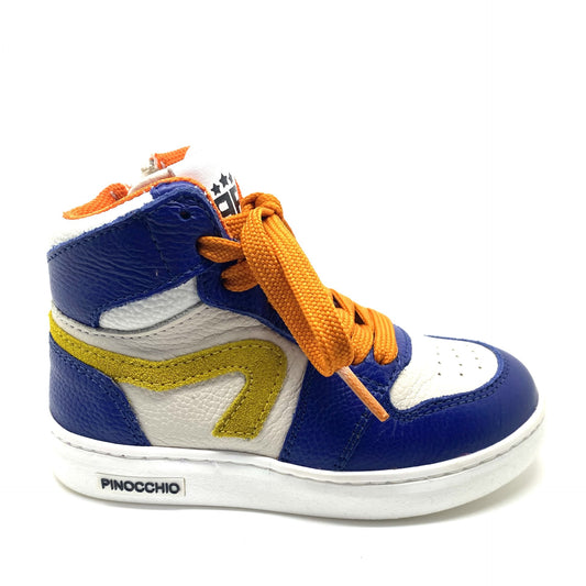 Pinocchio hoge sneaker met kleurtjes