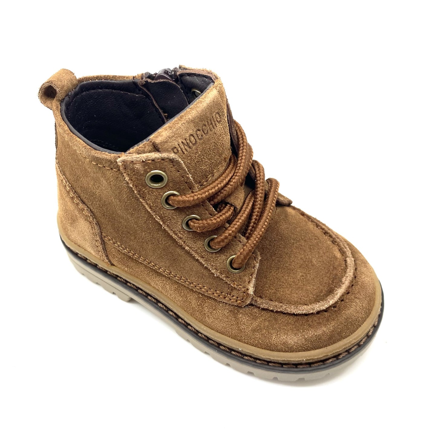 Pinocchio bootschoen hoog model cognac