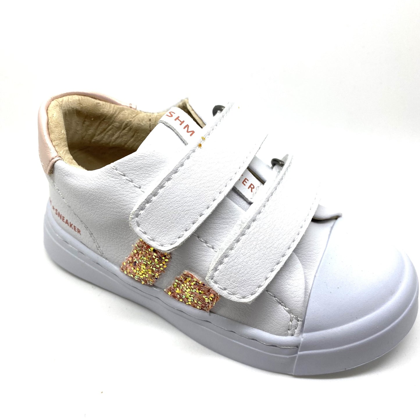 Shoesme sneaker met velcro en rubberen tip