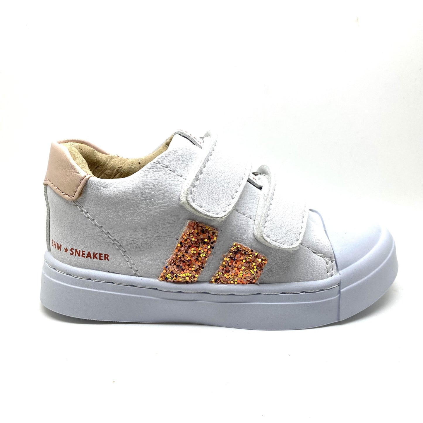 Shoesme sneaker met velcro en rubberen tip