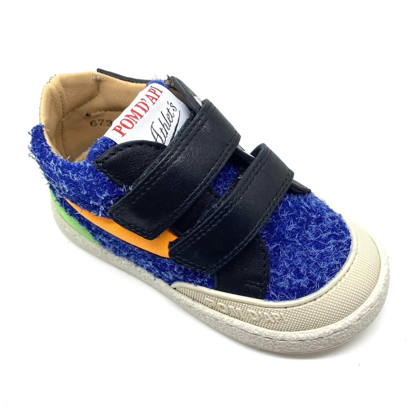 Pom D'api velcro schoen met mooie kleurencombinatie