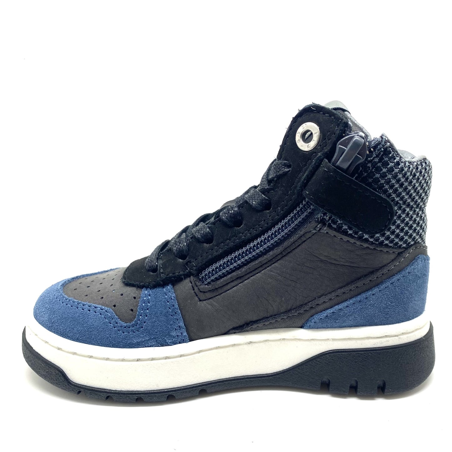 Red Rag hoge sneaker blauw donker grijs en zwart