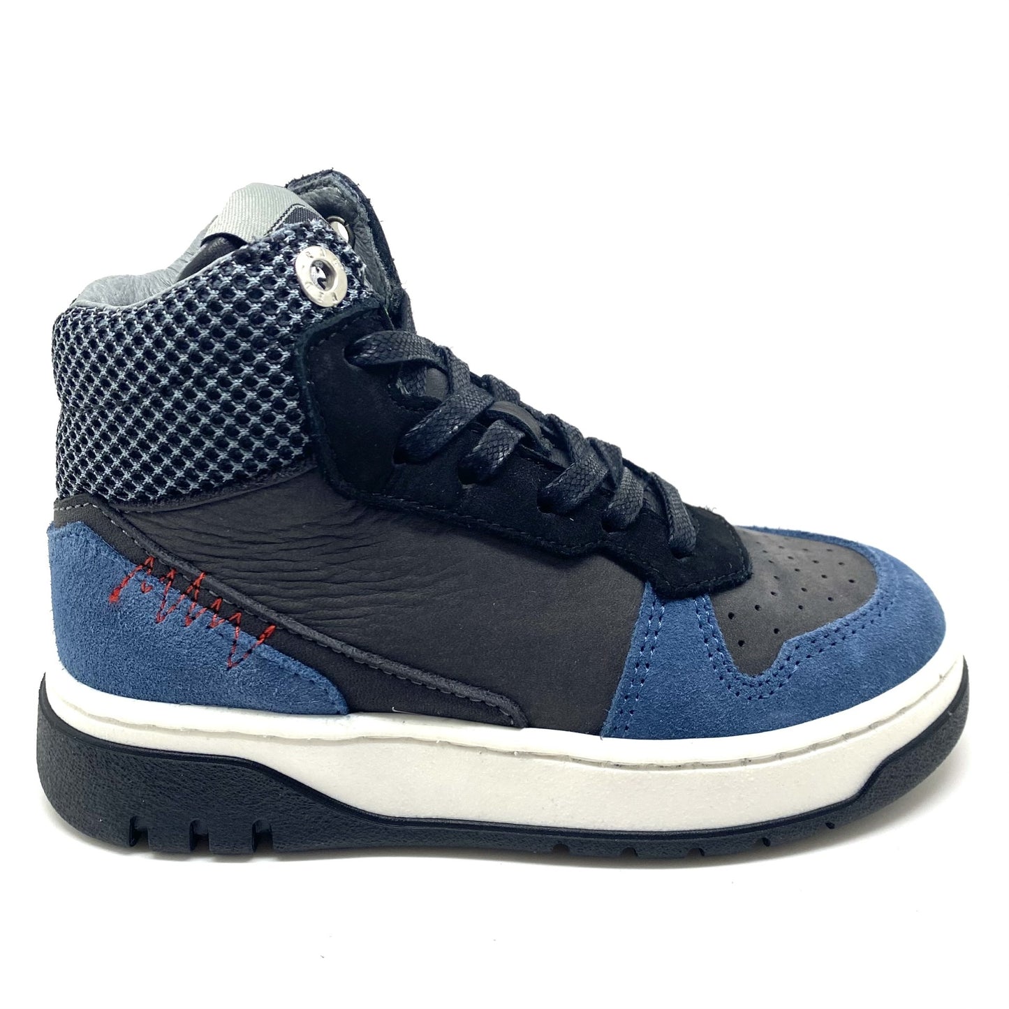 Red Rag hoge sneaker blauw donker grijs en zwart
