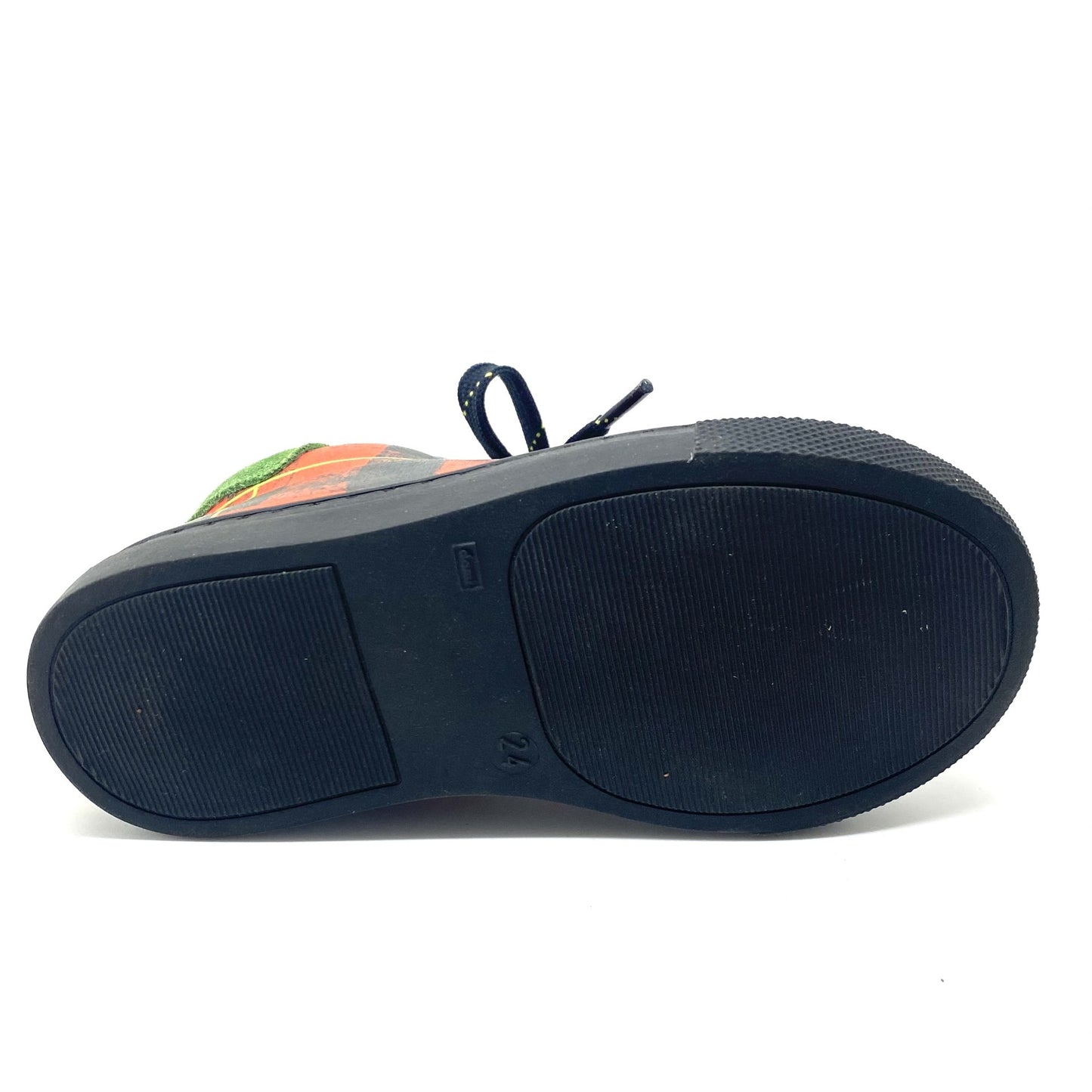 Rondinella rood met zwarte sneaker