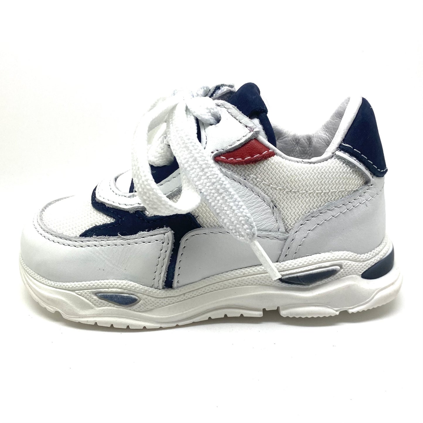 Pinocchio runner wit en blauw