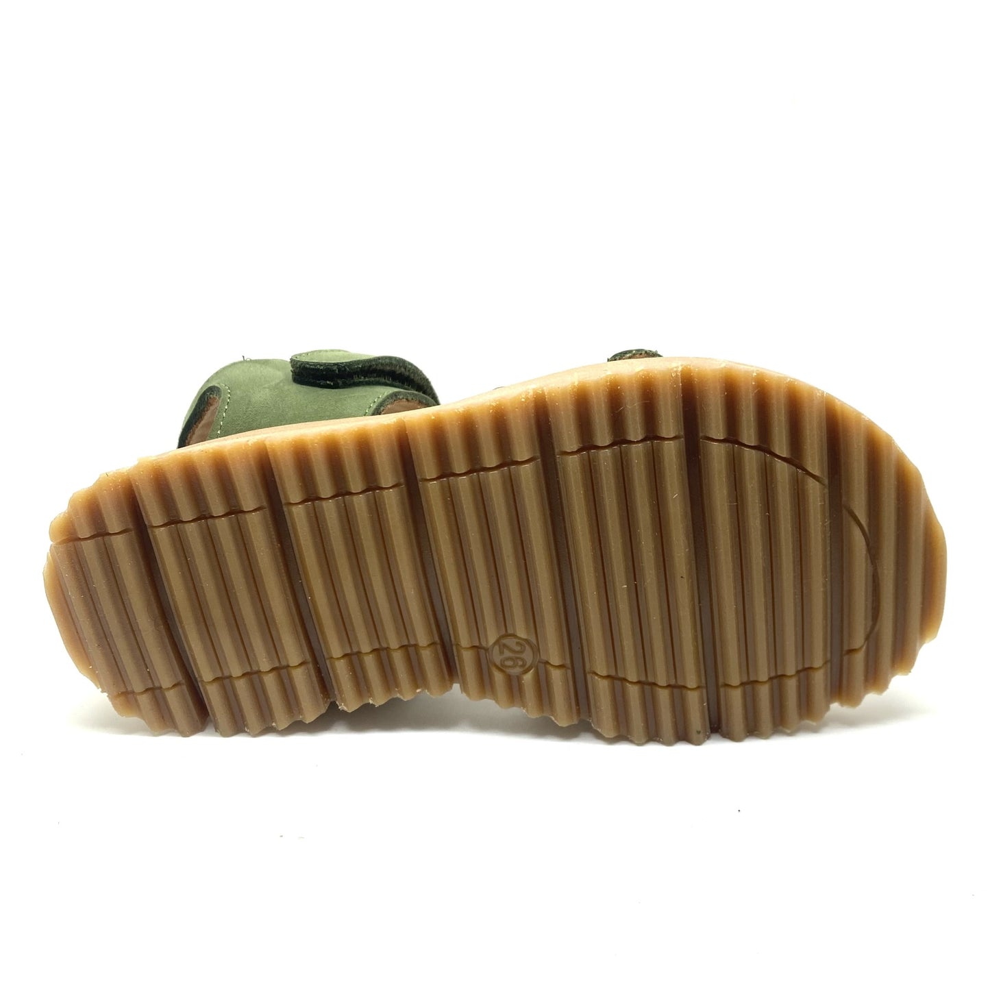 Zecchino D'oro sandaal kaki met velcro