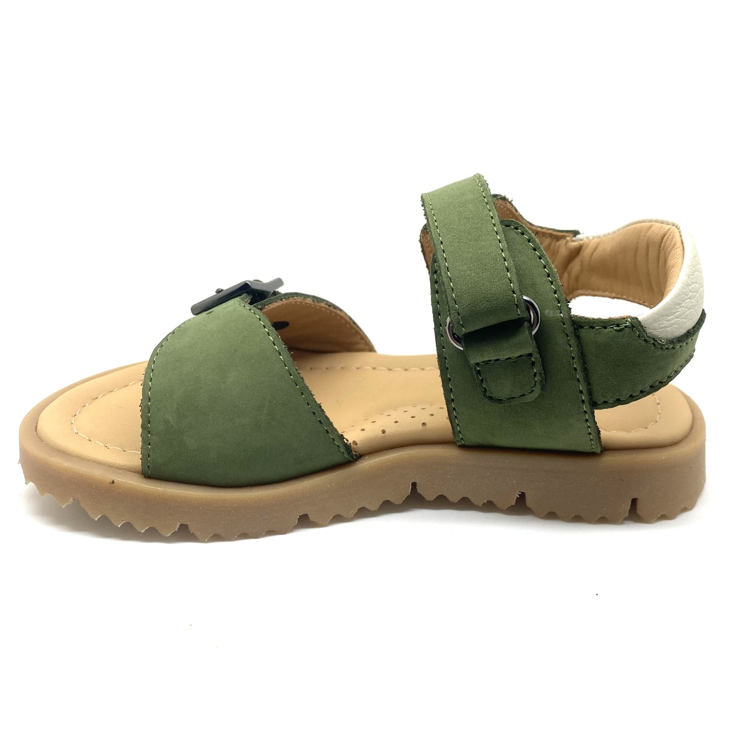 Zecchino D'oro sandaal kaki met velcro