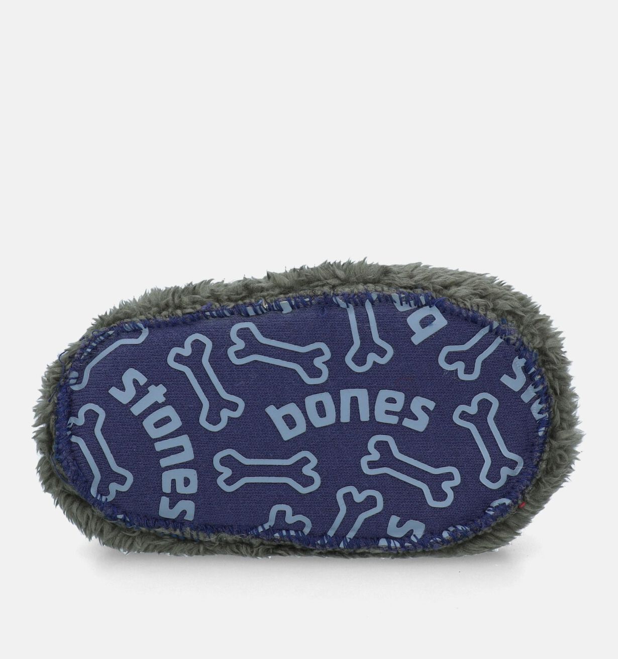 Stones and Bones pantoffel kaki kleur