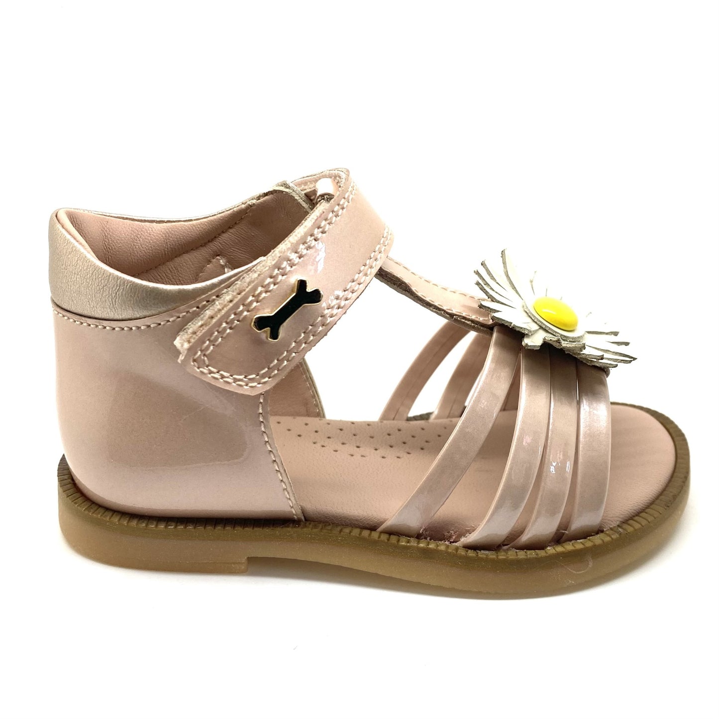 Stones and Bones sandaal Miky roos met bloem