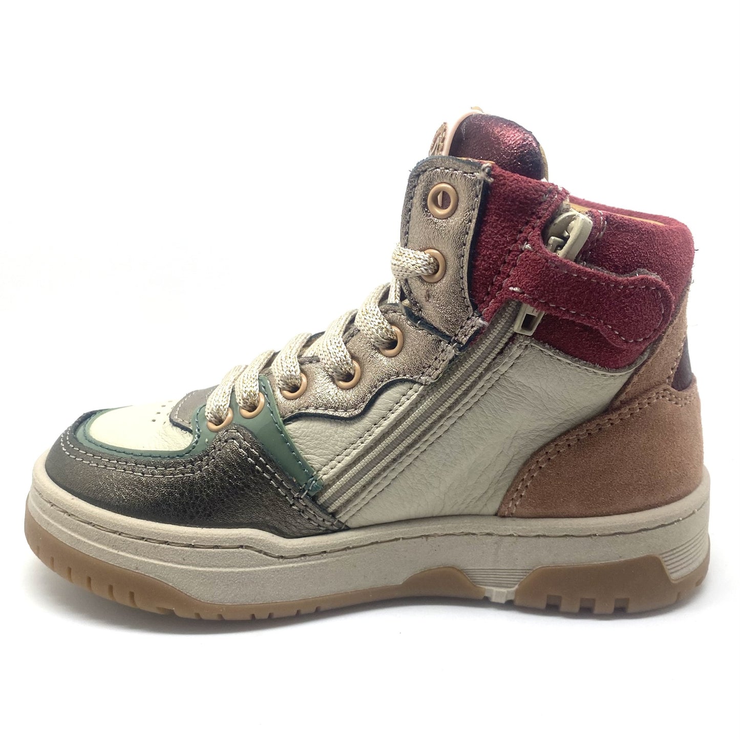 Stones and Bones KARIN hoge sneaker met mooie kleurencombinatie