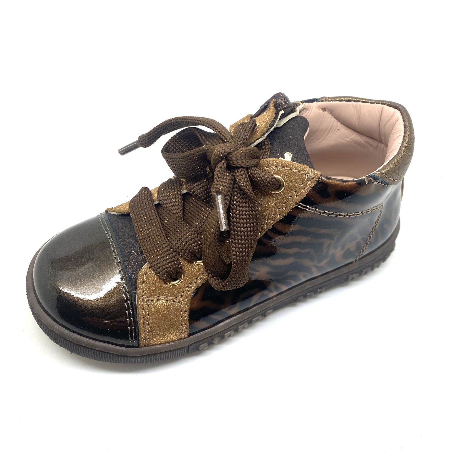 Stones And Bones sneakertje met leopard print