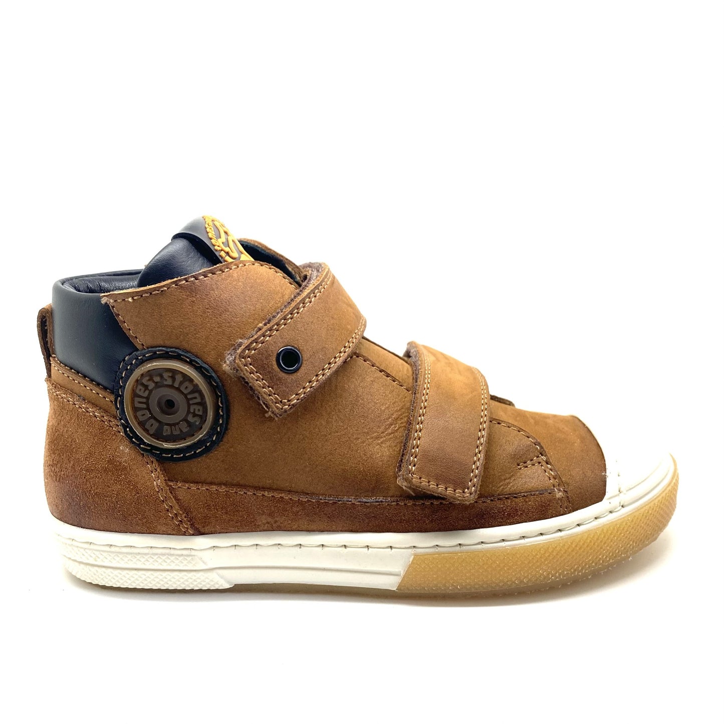 Stones and Bones bruine velcro schoen.