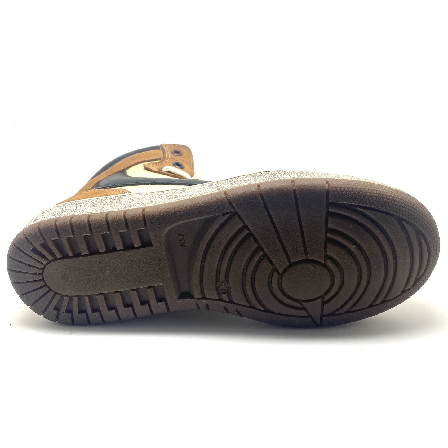 Stones and Bones LOSOT hoge sneaker cognac beige