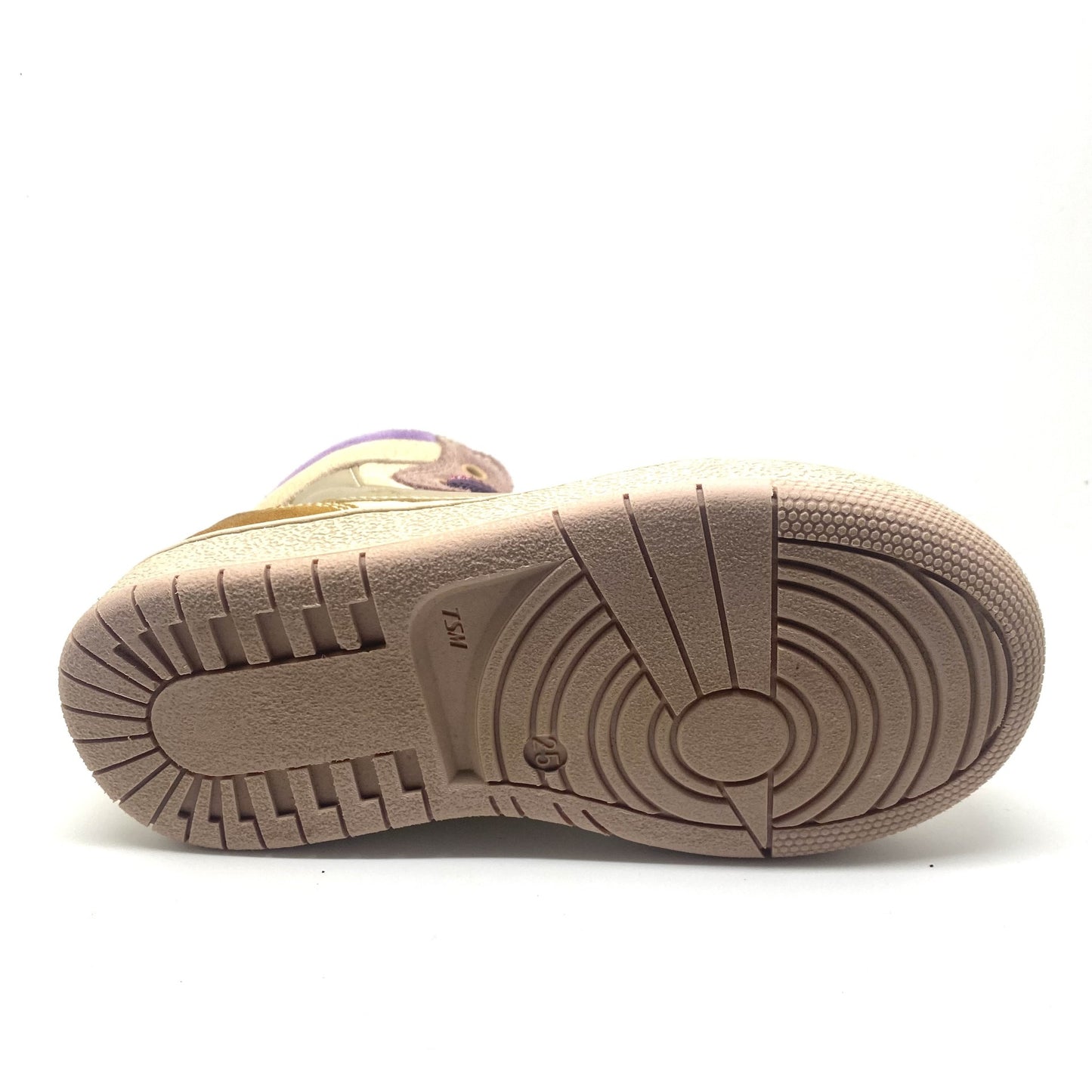 Stones and Bones LOSOT hoge sneaker paars beige