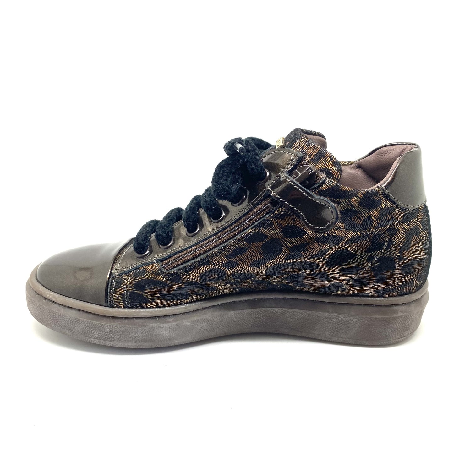 Stones and Bones sneaker bruin leopard print