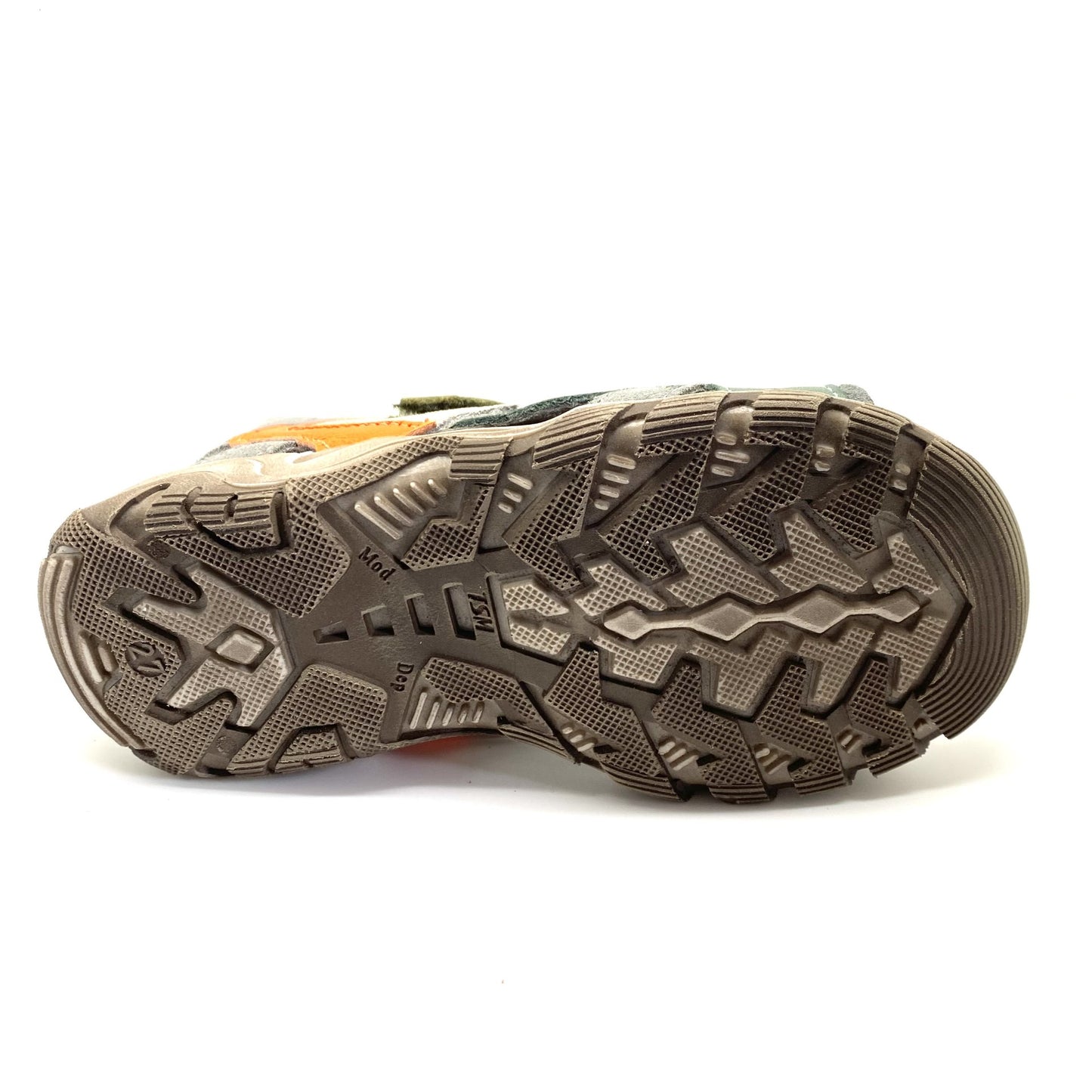 Stones and Bones sandaal met ster fluo oranje