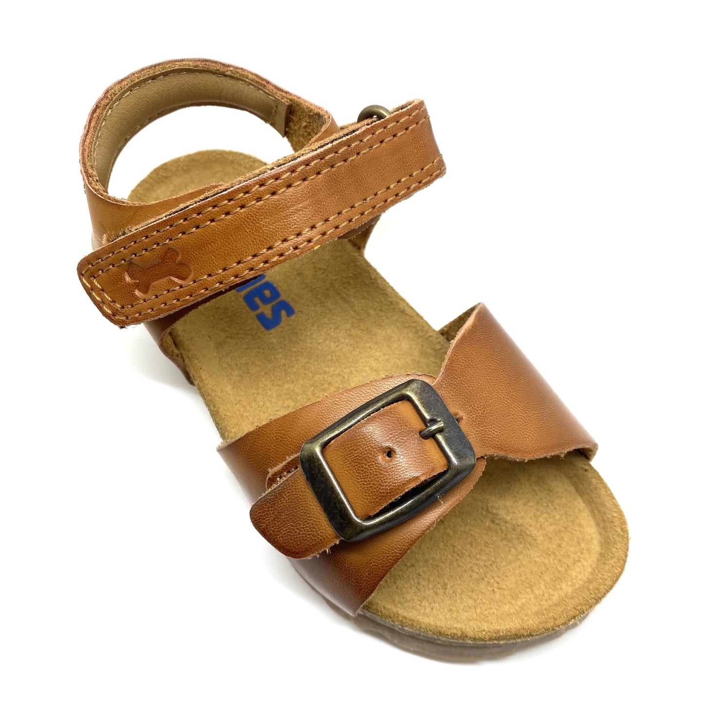 Stones and Bones sandaal cognac.