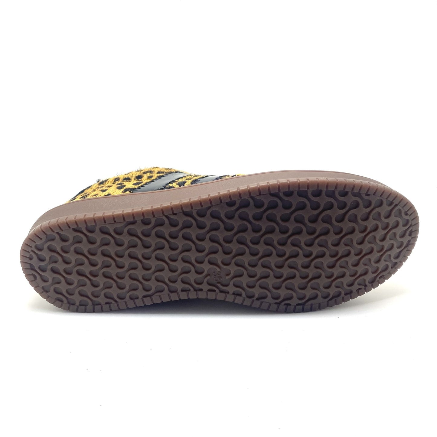 Hip lage sneaker leopard print
