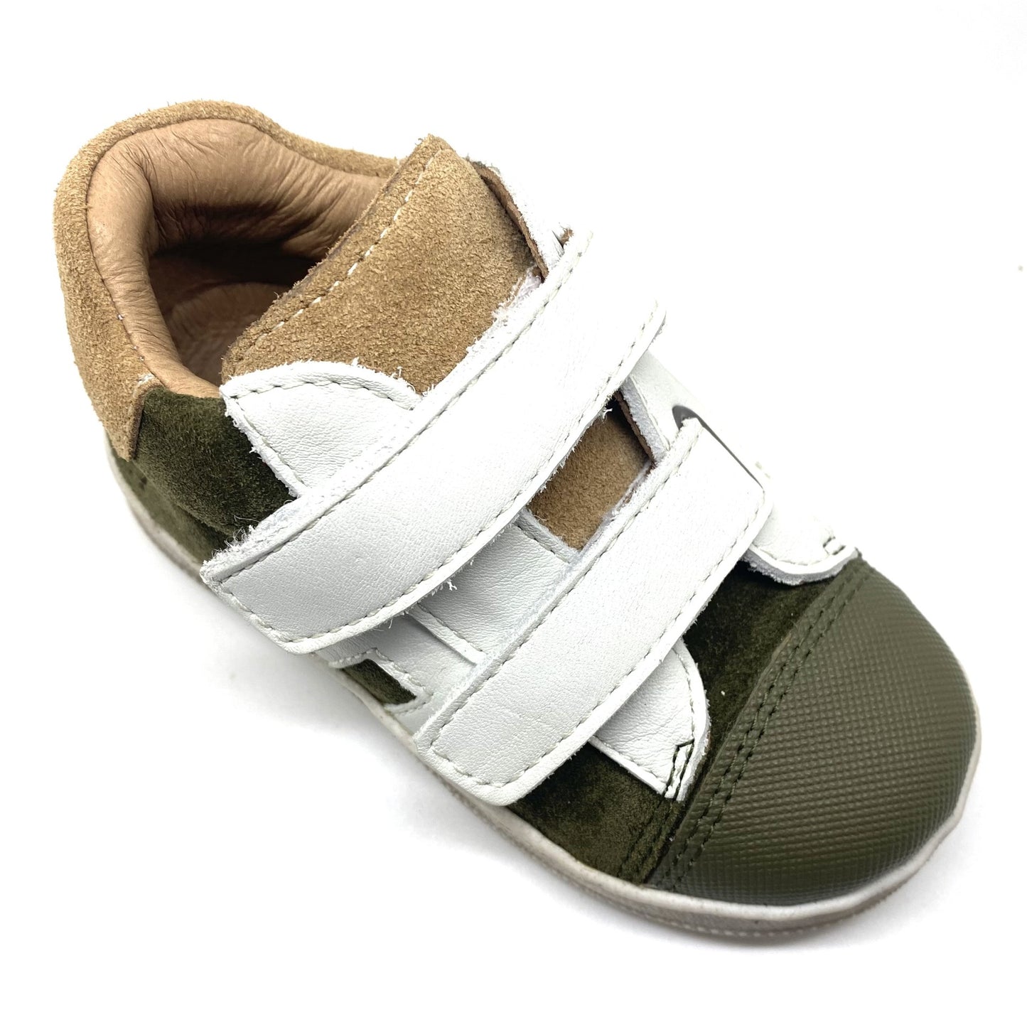 Clic sneaker met rubberen tip en velcro