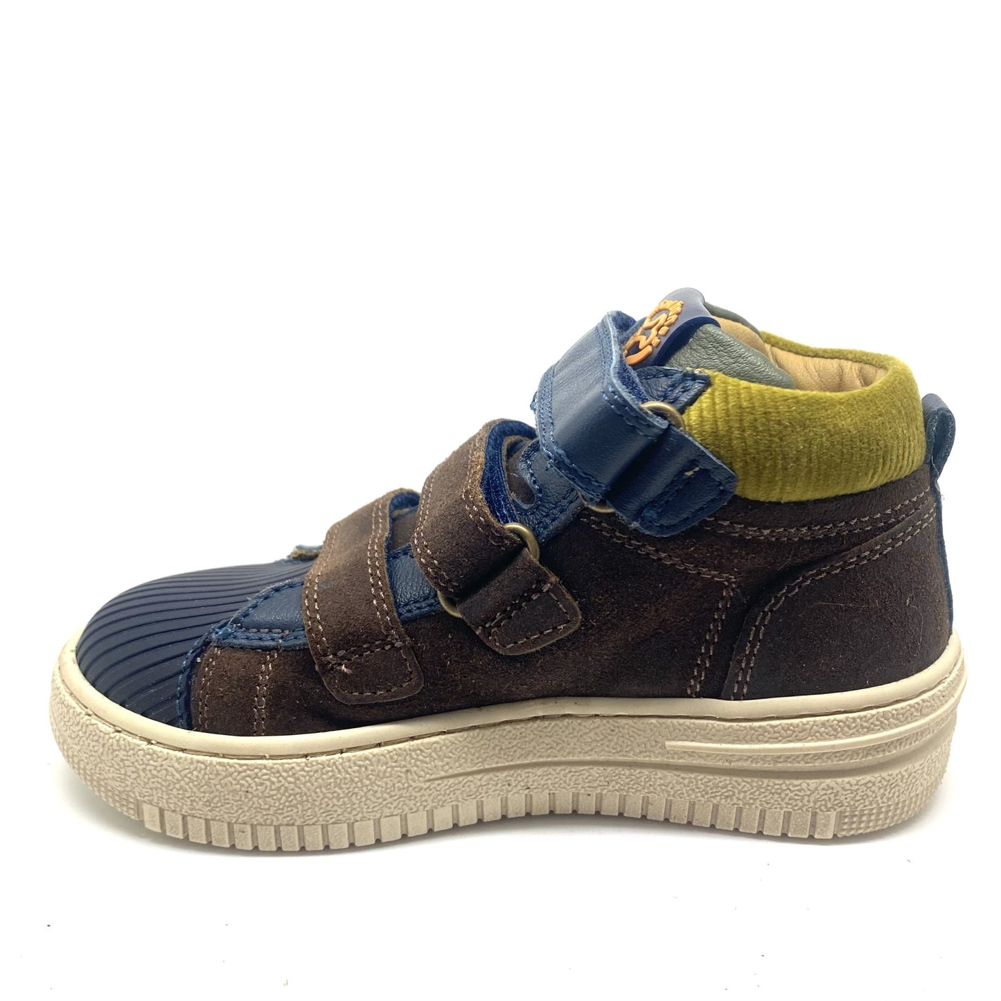 Stones and Bones MUNCH sneaker met velcro en rubberen tip