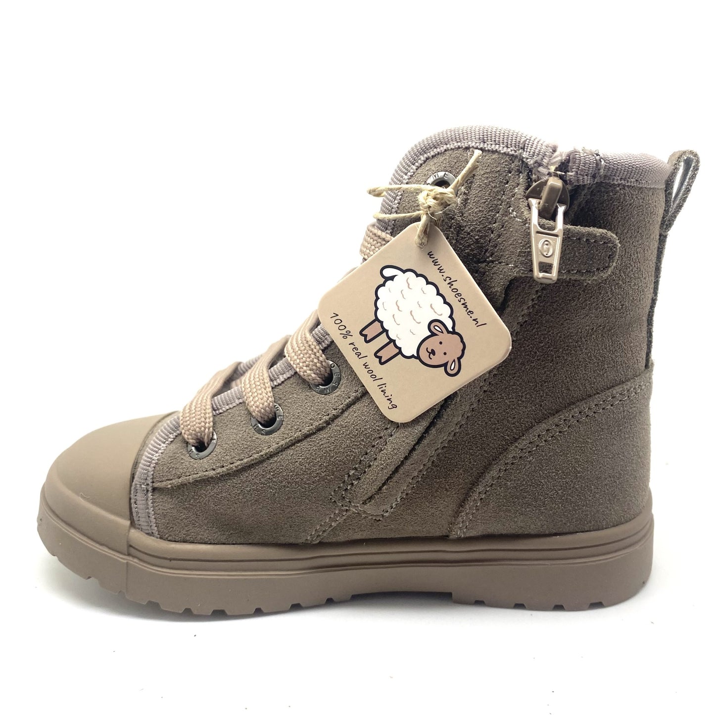 Shoesme hoge sneaker met wol