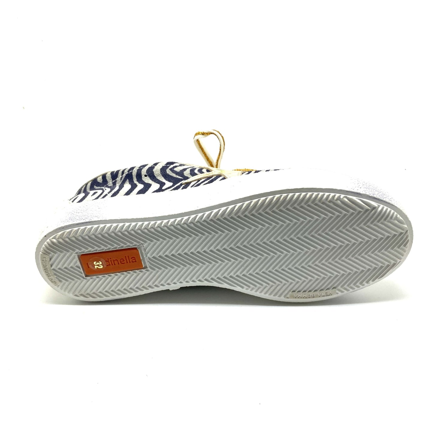 Rondinella lage sneaker met zebra print