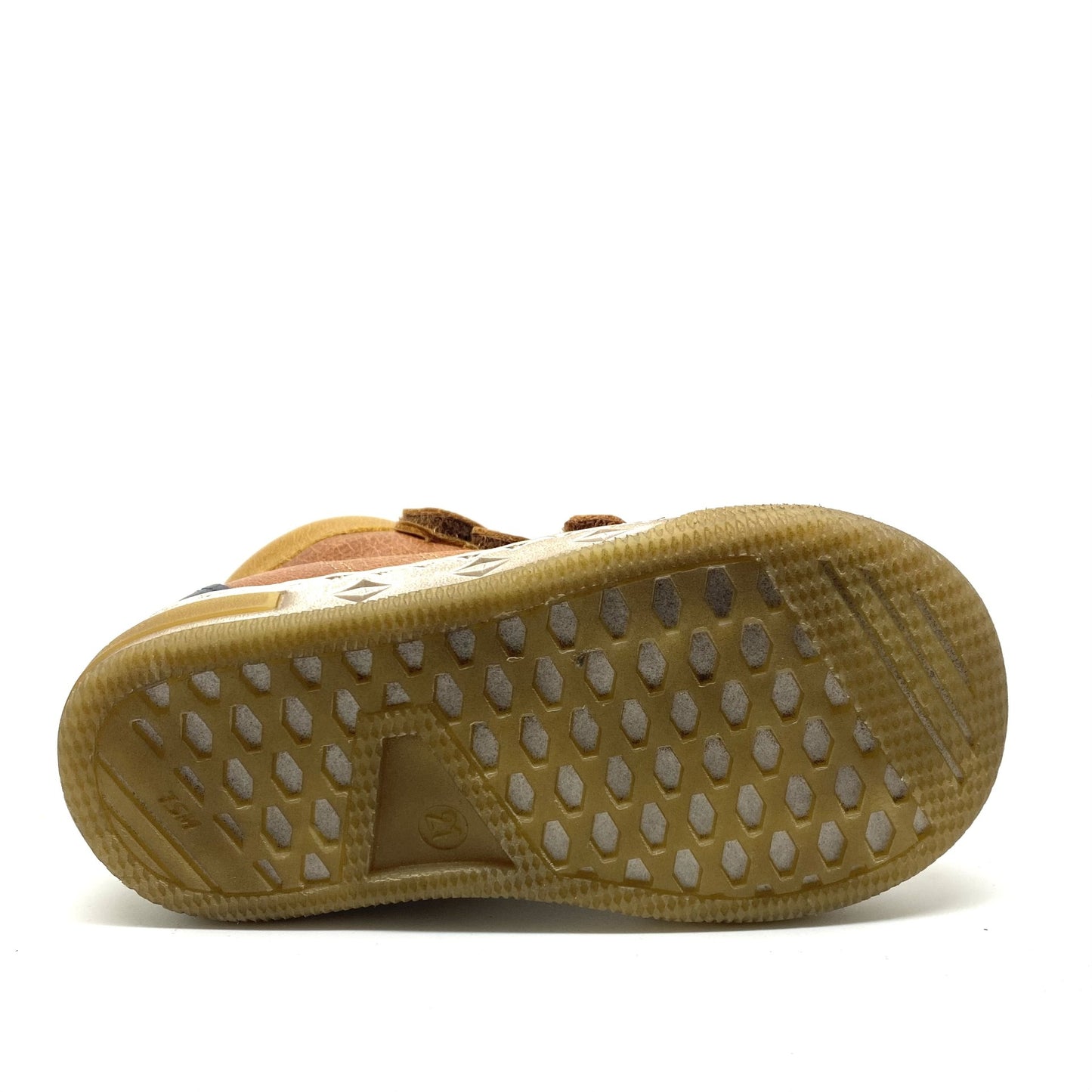 Zecchino D'oro schoen cognac met 3 plakkers