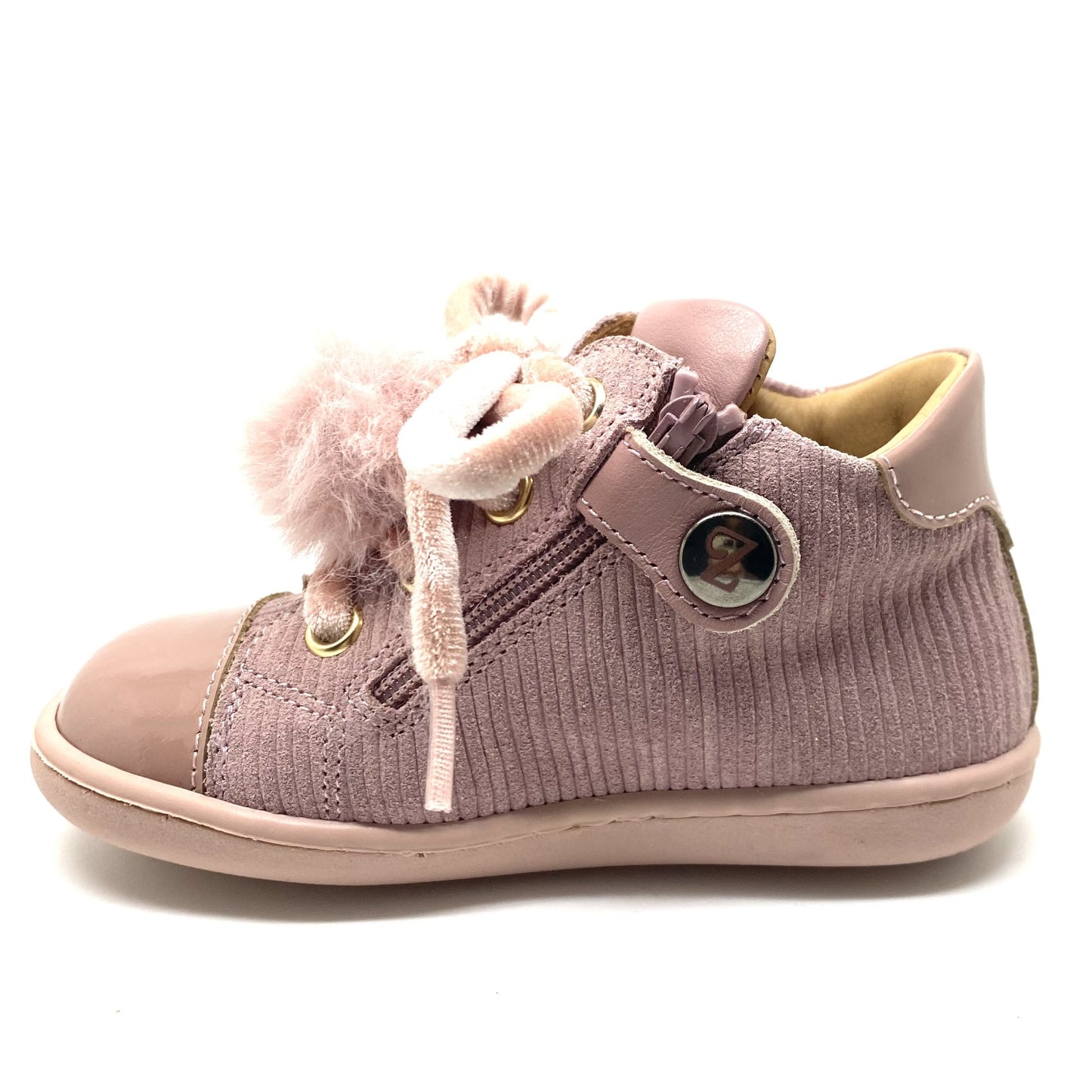 Zecchino D'oro velours schoentje met pompon