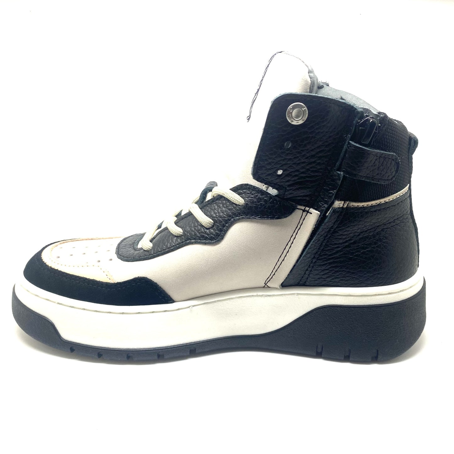 Red Rag zwart met witte sneaker