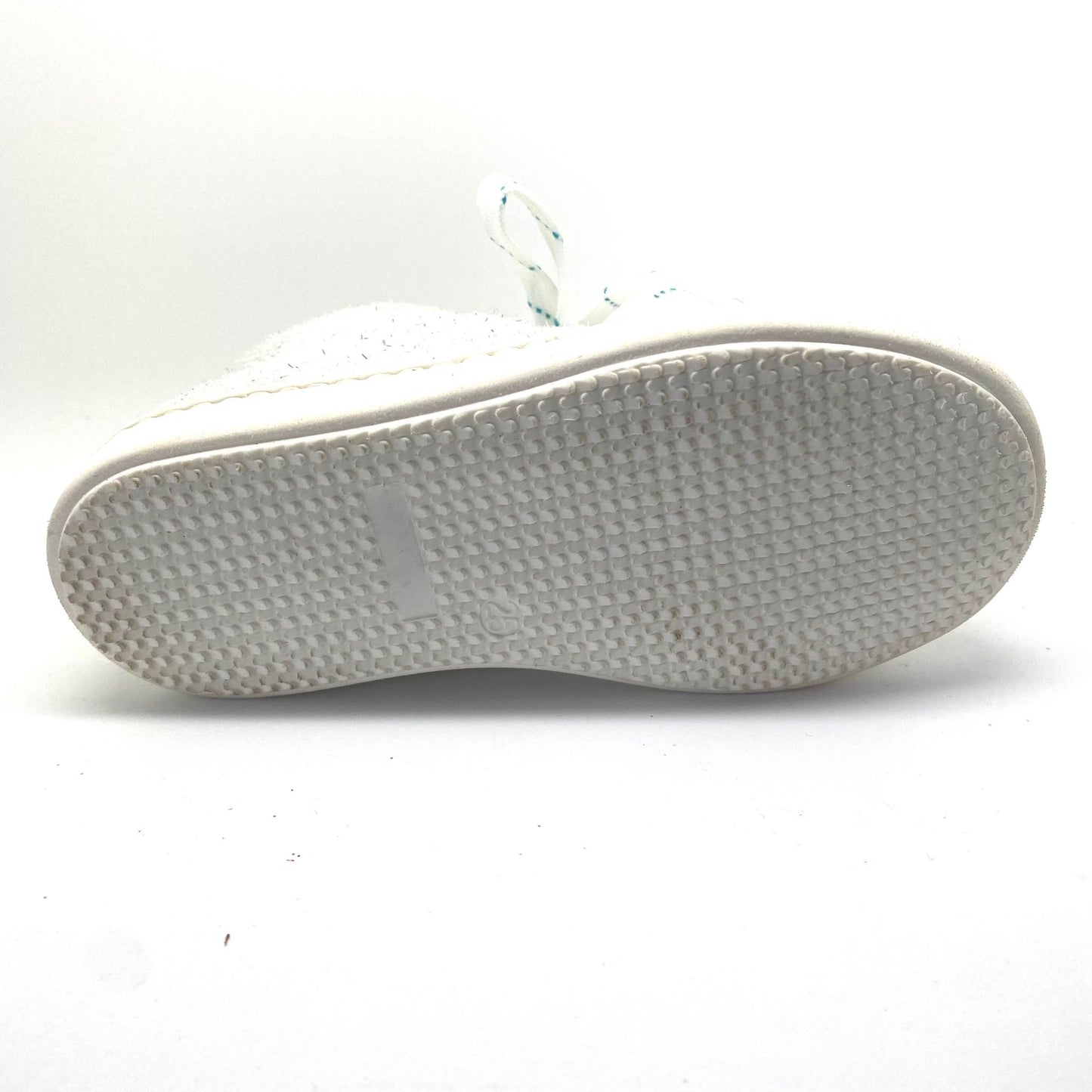 Rondinella sneaker wit glitter met rits