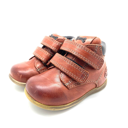 Stones and Bones velcro schoen jongens cognac winter