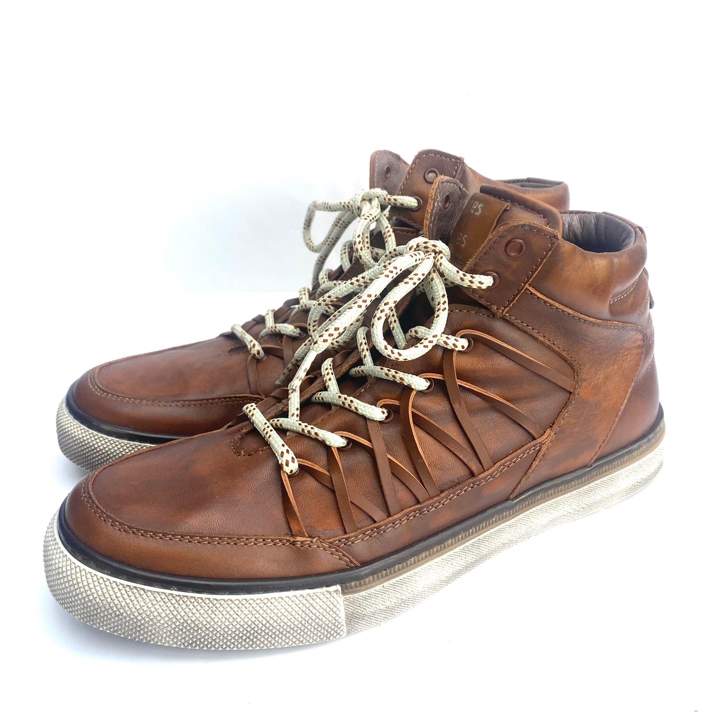 Stones and Bones cognac sneaker zonder rits