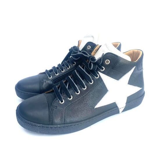 Zecchino D'oro sneaker zwart met ster wit zijkant