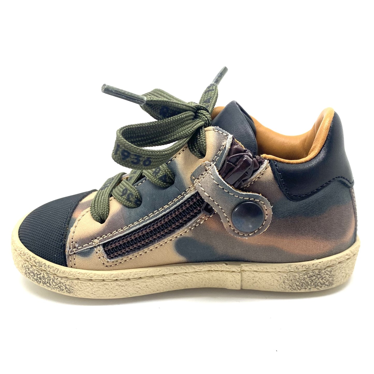 Rondinella sneaker met leger print