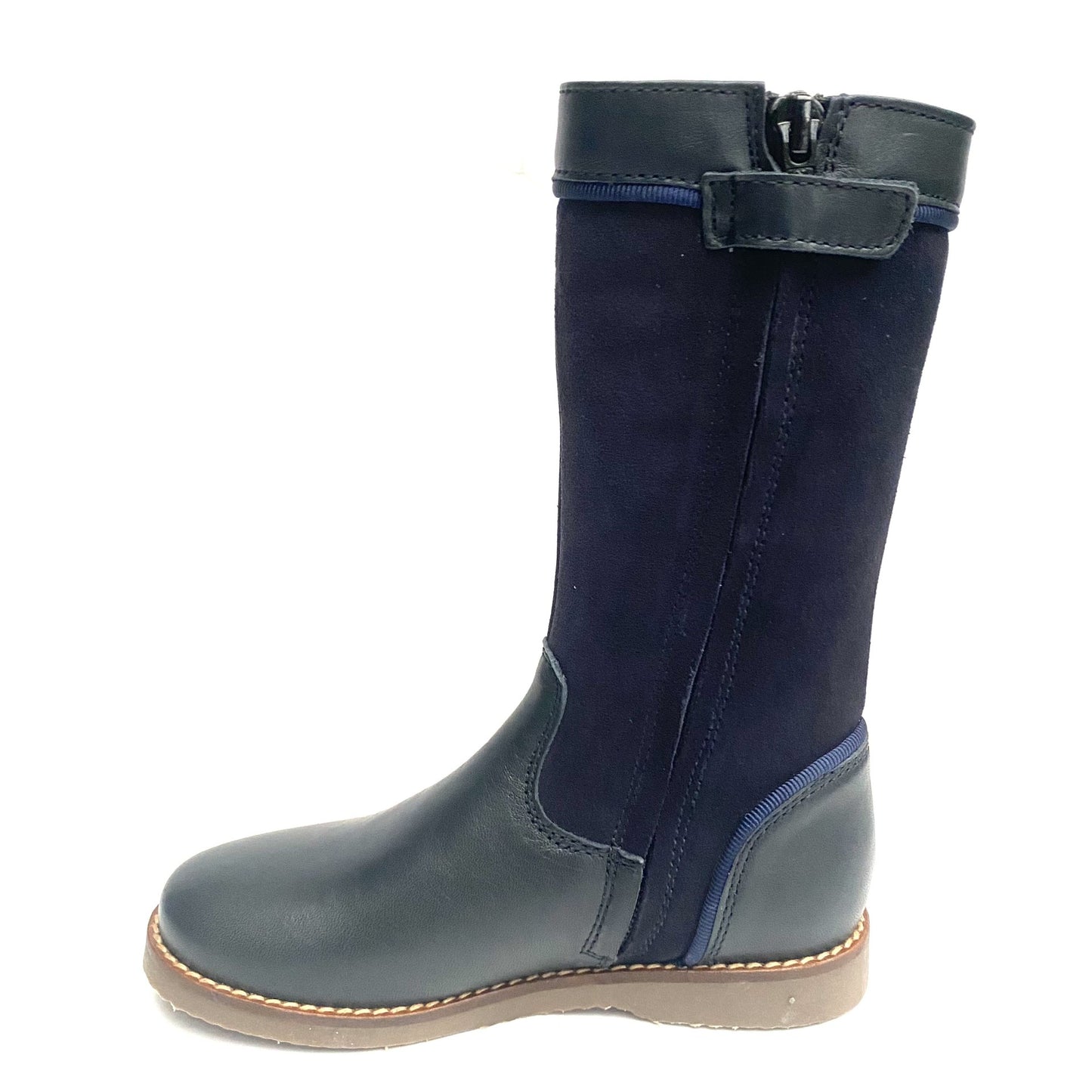 Beberlis hoge blauwe laars